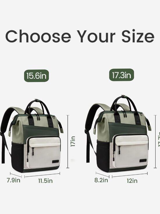 Laptop Backpack for Women, 15.6 Inch Travel Backpack for Work College Business, - Picture 8 of 8